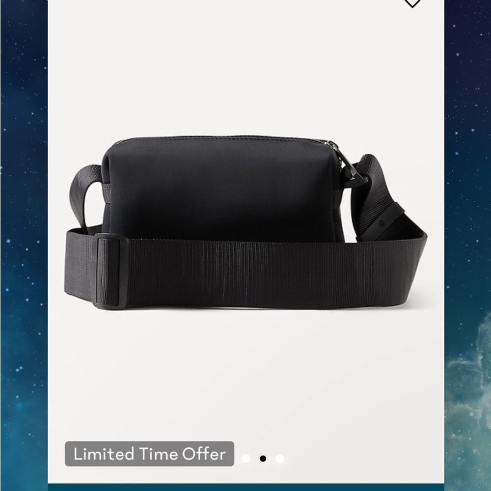 Athleta Black Crossbody Bag - Picture 5 of 6